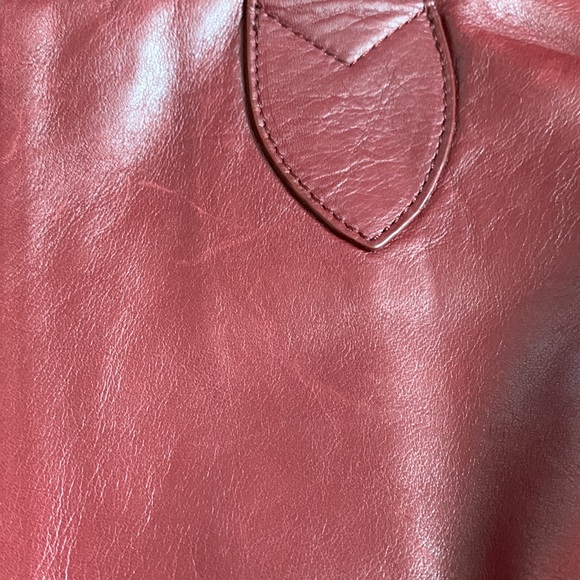 SOLD no longer available - Burgundy Leather Tote - Picture 15 of 15